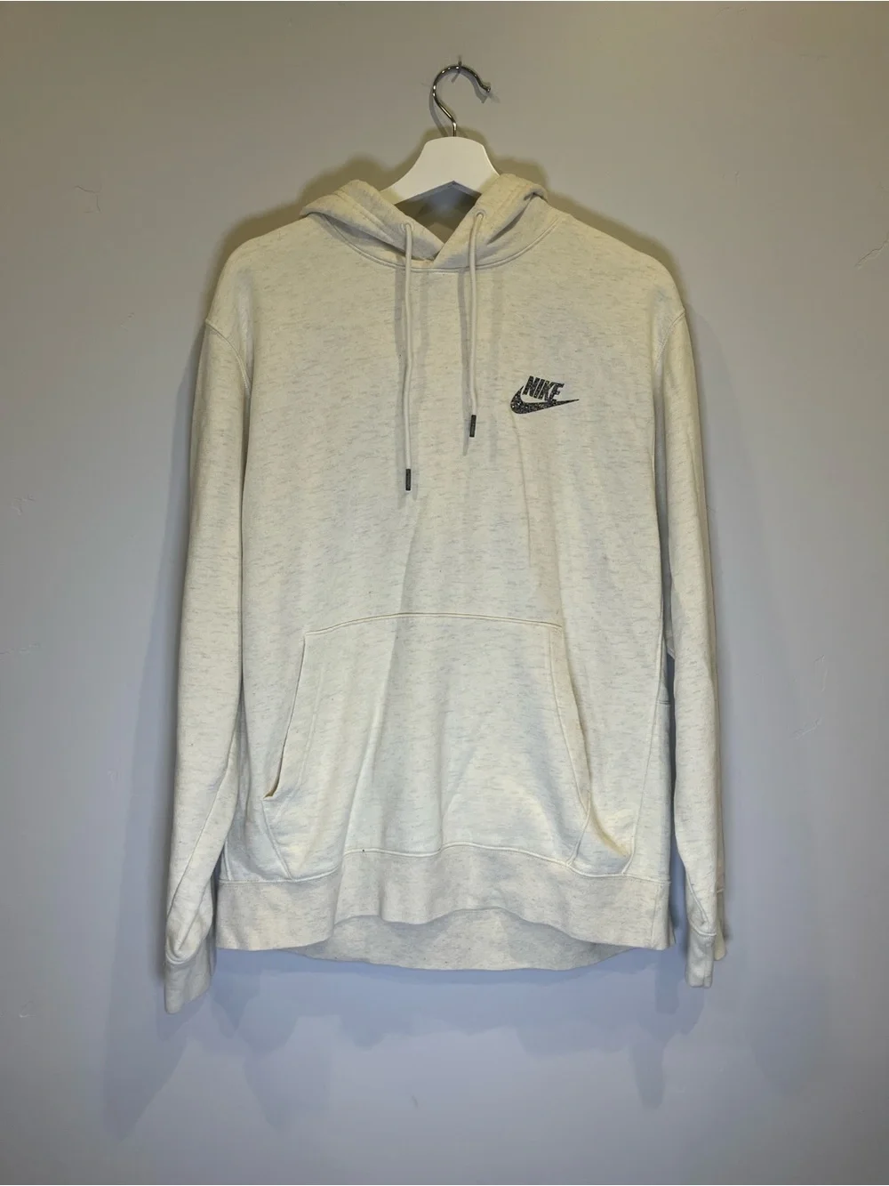 Nike Off-White/Heather Cream Pullover Hoodie